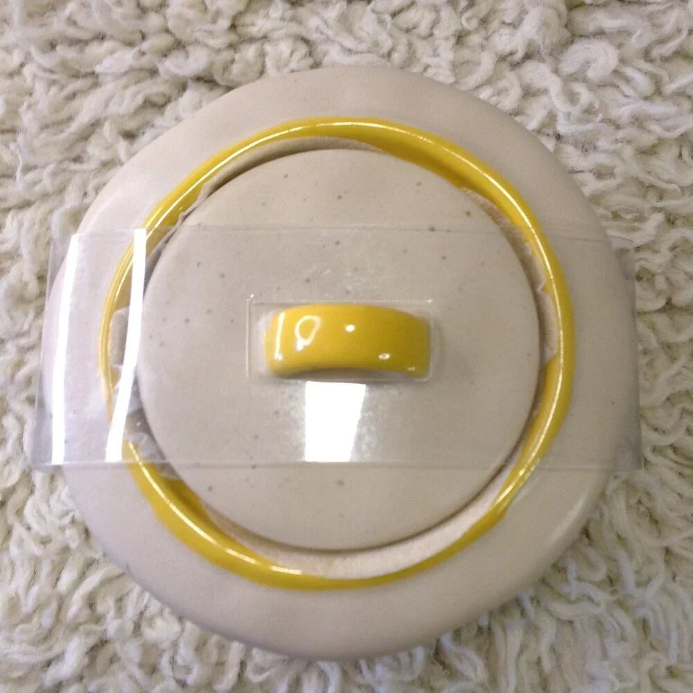 NOS 2020 Spectrum Designz Barney Bee Sugar/Honey Bowl w/lid Cabincore Bee Keeper